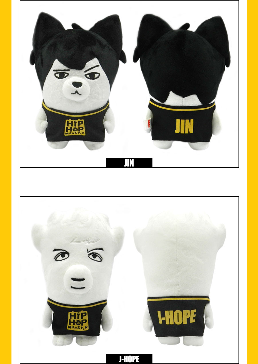 jimin hip hop monster plush